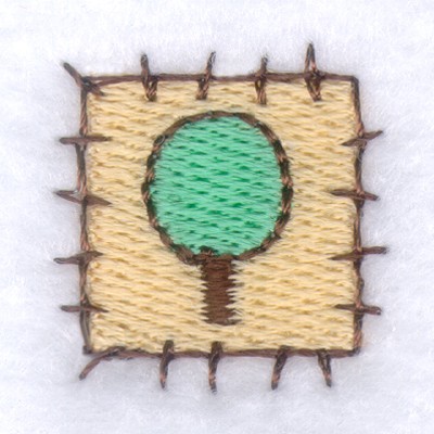 Tree Patch Machine Embroidery Design