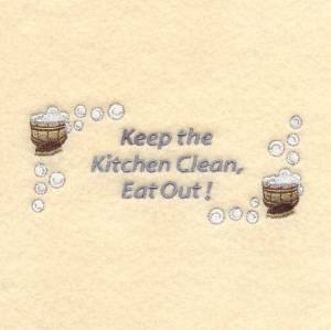 Picture of Clean Kitchen Machine Embroidery Design