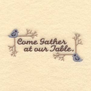 Picture of Come Gather Machine Embroidery Design