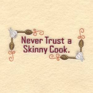 Picture of Skinny Cook Machine Embroidery Design