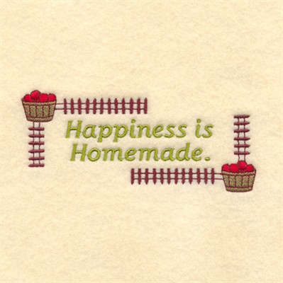 Happiness is Homemmade Machine Embroidery Design