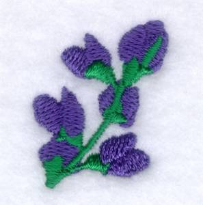 Picture of Violets Machine Embroidery Design