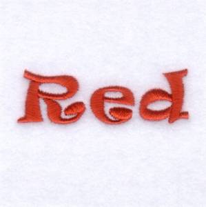 Picture of Rainbow Red Machine Embroidery Design