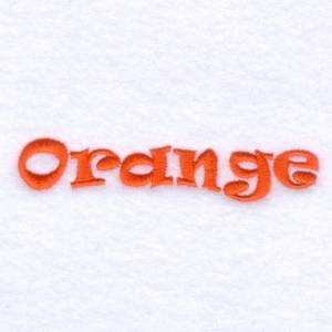 Picture of Rainbow Orange Machine Embroidery Design