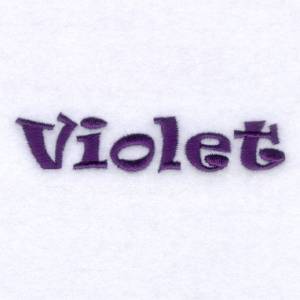 Picture of Rainbow Violet Machine Embroidery Design