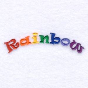 Picture of Rainbow Colors Machine Embroidery Design