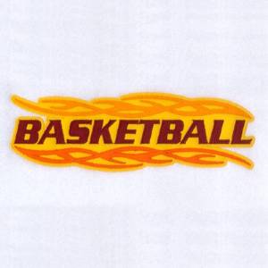 Picture of Basketball Applique Machine Embroidery Design