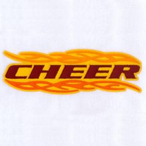 Picture of Cheer Applique Machine Embroidery Design