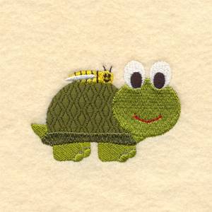 Picture of Piggyback Friend Machine Embroidery Design