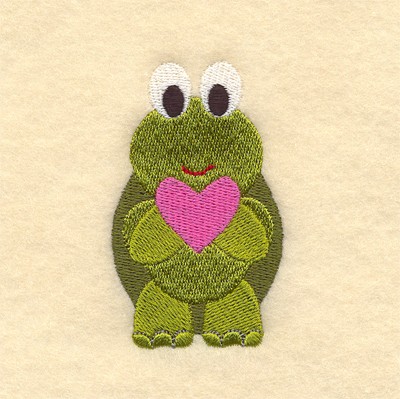Loving Turtle Machine Embroidery Design