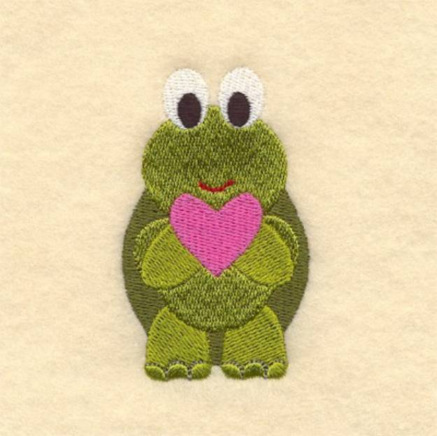Picture of Loving Turtle Machine Embroidery Design