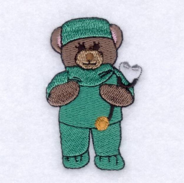 Picture of Doctor Bear Machine Embroidery Design