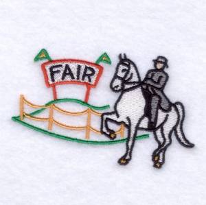 Picture of Horse Competition Machine Embroidery Design