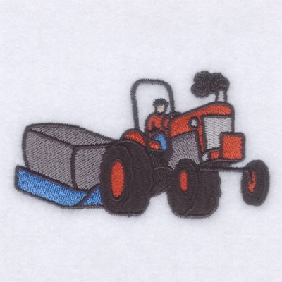 Tractor Pull Machine Embroidery Design