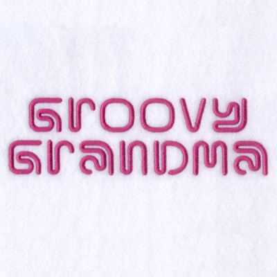 Groovy Grandma Machine Embroidery Design