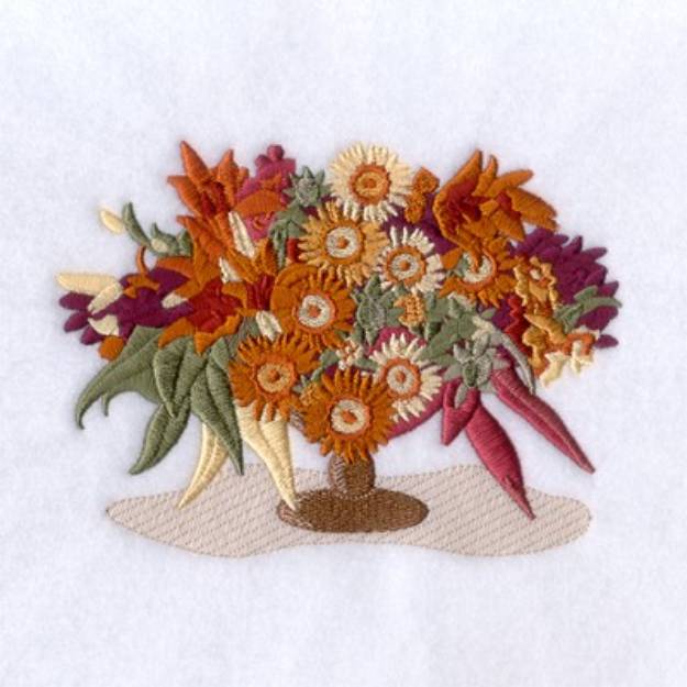 Picture of Fall Bouquet Machine Embroidery Design