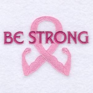 Picture of Be Strong Machine Embroidery Design