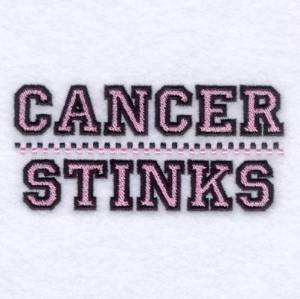 Picture of Cancer Stinks Machine Embroidery Design