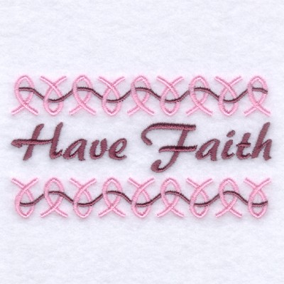 Have Faith Machine Embroidery Design