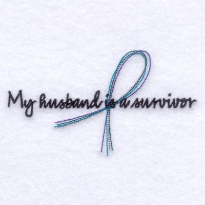 Husband Is a Survivor Machine Embroidery Design