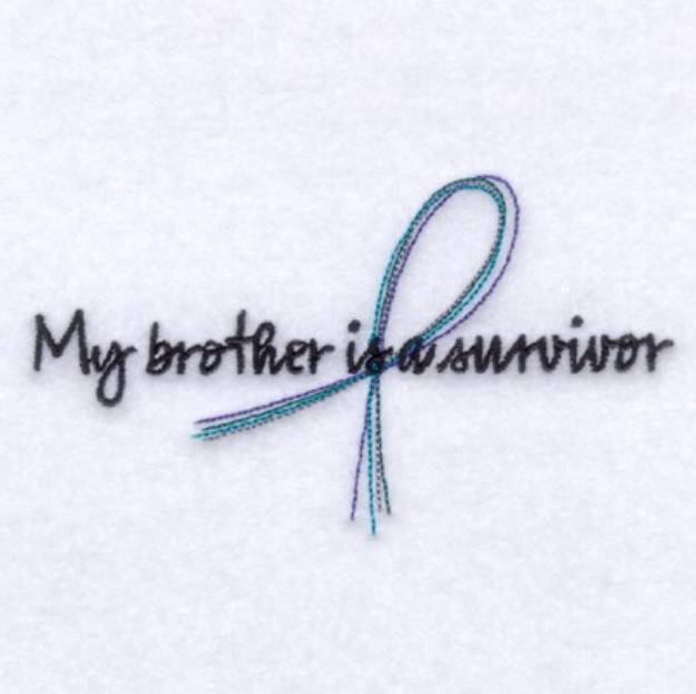 Picture of Brother Is a Survivor Machine Embroidery Design