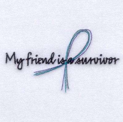 Friend Is a Survivor Machine Embroidery Design