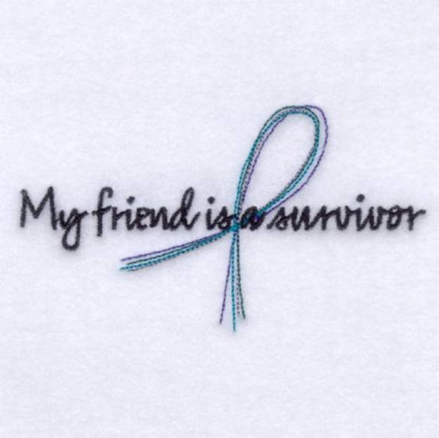 Picture of Friend Is a Survivor Machine Embroidery Design