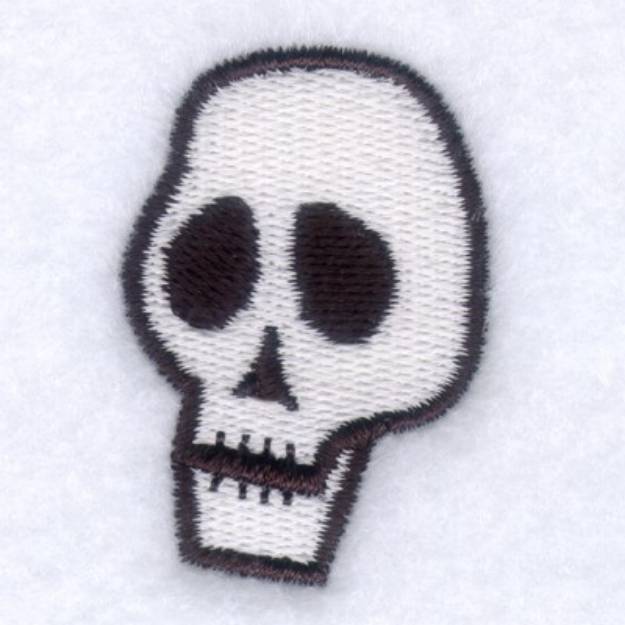 Picture of Mini Skull Machine Embroidery Design