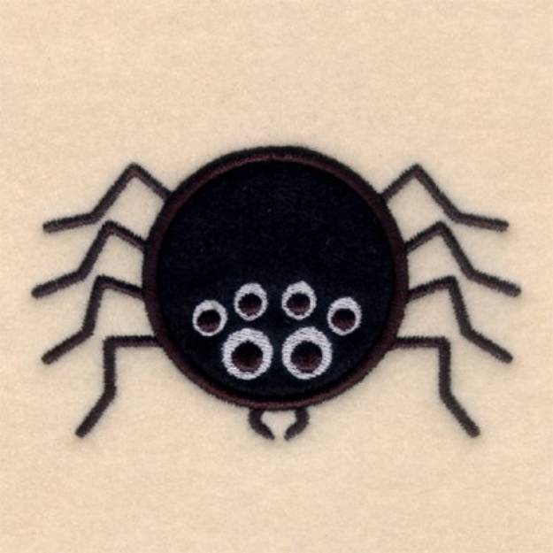 Picture of Spider Circle Applique Machine Embroidery Design