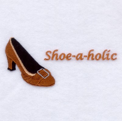 Shoe-a-holic Machine Embroidery Design