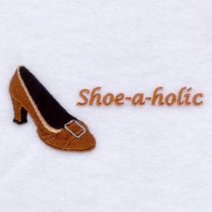 Picture of Shoe-a-holic Machine Embroidery Design