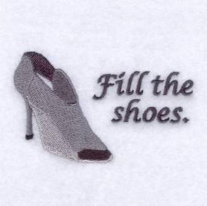Picture of Fill the Shoes. Machine Embroidery Design