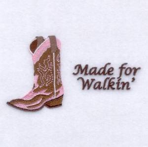 Picture of Made for Walkin Machine Embroidery Design