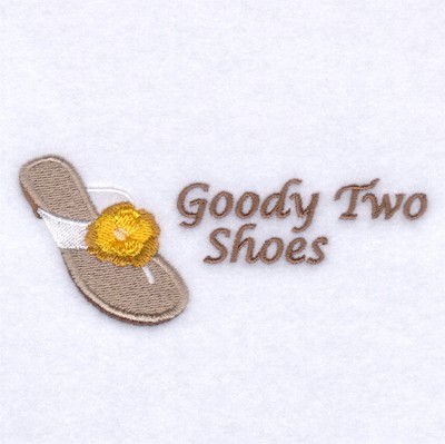 Goody Two Shoes Machine Embroidery Design