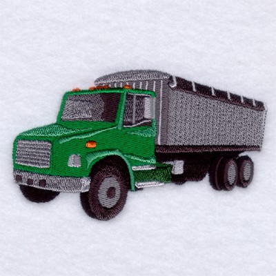 Grain Truck Machine Embroidery Design