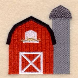 Picture of Cartoon Barn Machine Embroidery Design