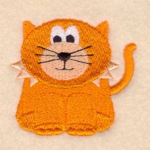 Picture of Cartoon Cat Machine Embroidery Design