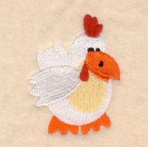 Picture of Cartoon Chicken Machine Embroidery Design