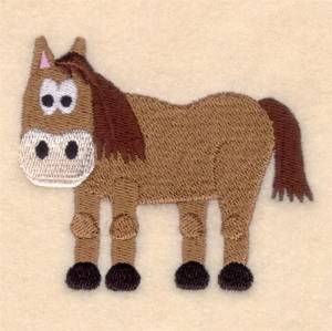 Picture of Cartoon Horse Machine Embroidery Design