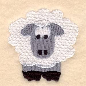 Picture of Cartoon Sheep Machine Embroidery Design