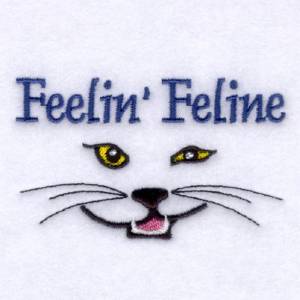 Picture of Feelin Feline Machine Embroidery Design