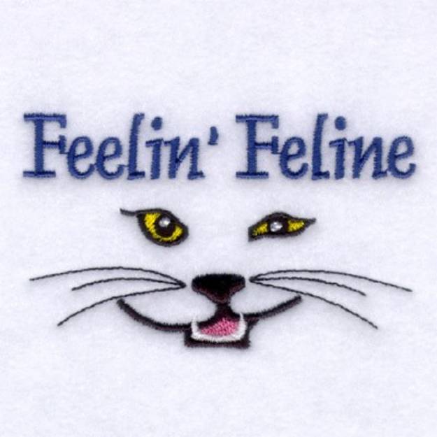 Picture of Feelin Feline Machine Embroidery Design