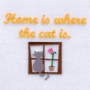 Picture of Home Is Where... Machine Embroidery Design