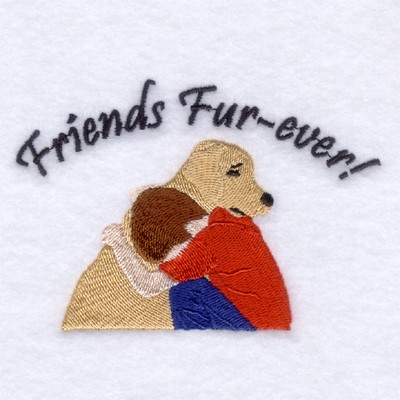 Friends Fur-ever! Machine Embroidery Design