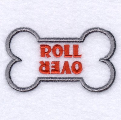 Roll Over Machine Embroidery Design