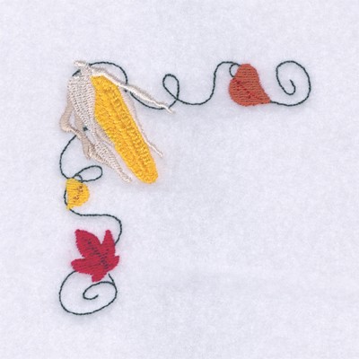 Corn Corner Machine Embroidery Design