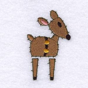 Picture of Reindeer Patch #2 Machine Embroidery Design