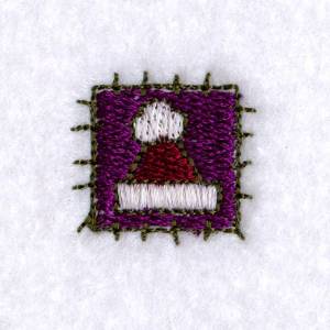 Picture of Santa Hat Patch Machine Embroidery Design