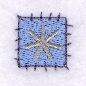 Picture of Snowflake Patch Machine Embroidery Design
