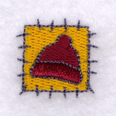 Winter Hat Patch Machine Embroidery Design